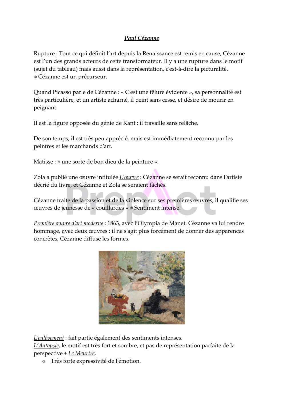 Aperçu Cézanne